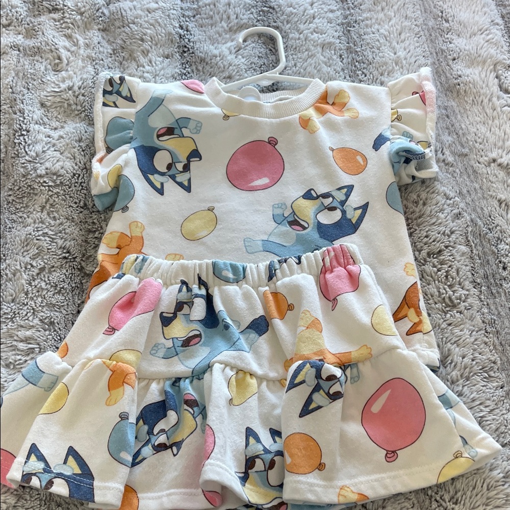 BLUEY TWO PIECE SUMMER OUTFIT